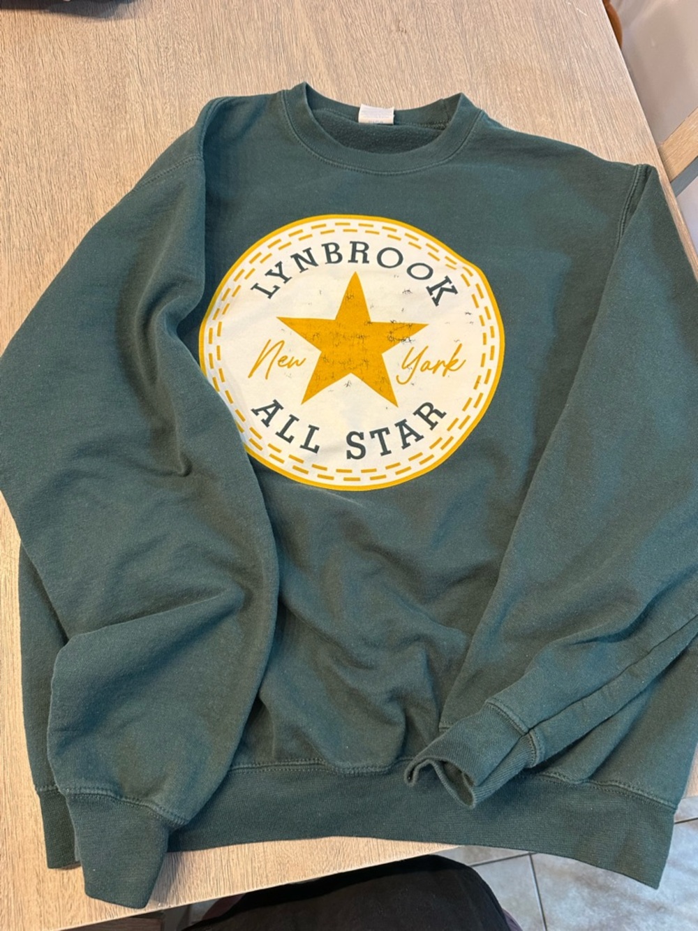 Lynbrook All Star Crewneck Sweater in Dark Green